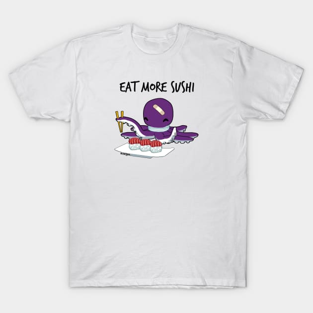 Eat more Sushi - Katsuwatch T-Shirt by dillongoo